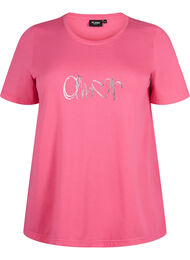 FLASH - T-shirt med motiv, Hot Pink Amour