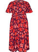 Kjole med smock og blomsterprint, Lilla, Packshot image number 0