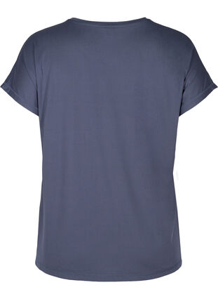 Ensfarvet trænings t-shirt, Odysses Gray, Packshot image number 1