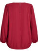 Bluse med glimmer, M&oslash;rk Bordeaux, Packshot image number 1
