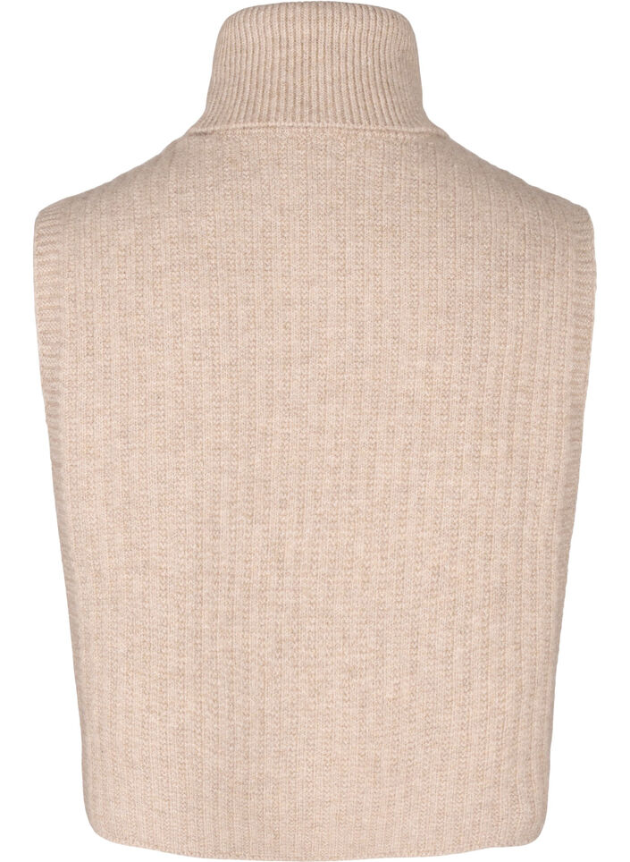 Ribstrikket halsedisse, Silver Mink, Packshot image number 1