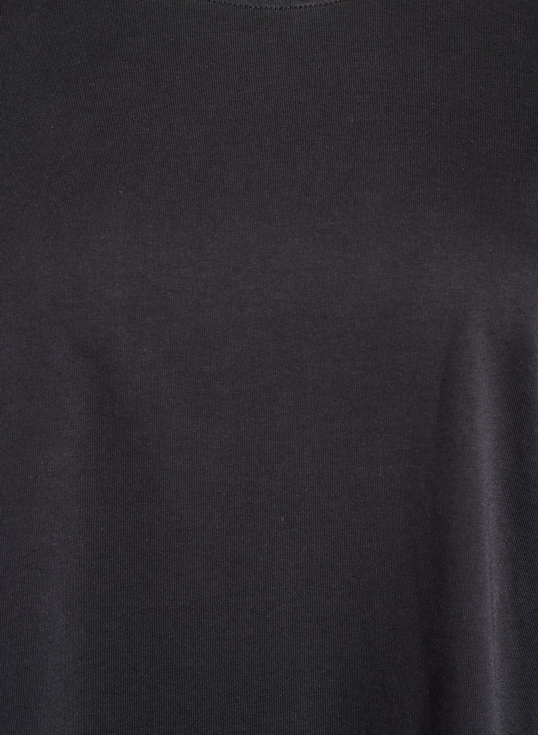 Zizzi Oversize t-shirt med 1/2 &aelig;rmer, Sort, Packshot image number 2