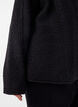 L&oslash;s cardigan med lommer, Sort, Model image number 3