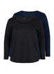 2-pak basis bluse i bomuld, Black/Navy B, Packshot image number 4