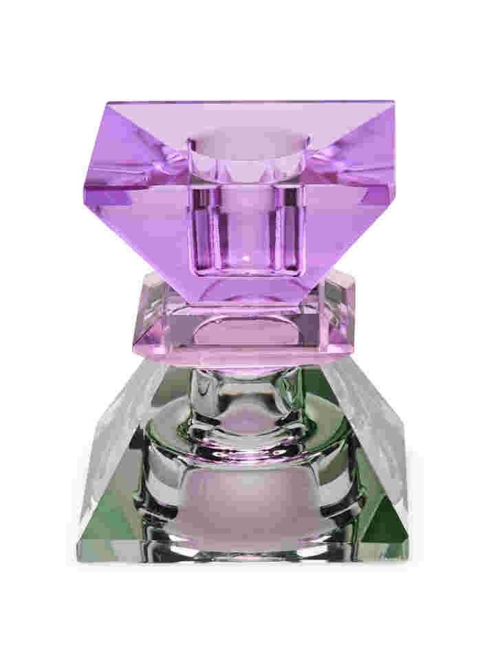 Krystal lysestage, Violet/Olive Comb, Packshot image number 0