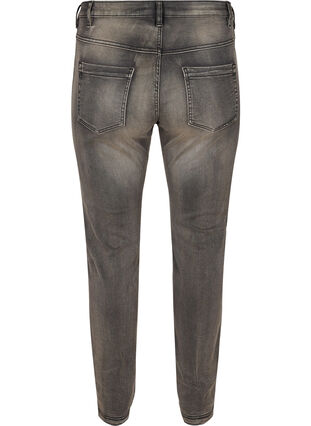 Slim fit Emily jeans med normal talje, Dark Grey Denim, Packshot image number 1
