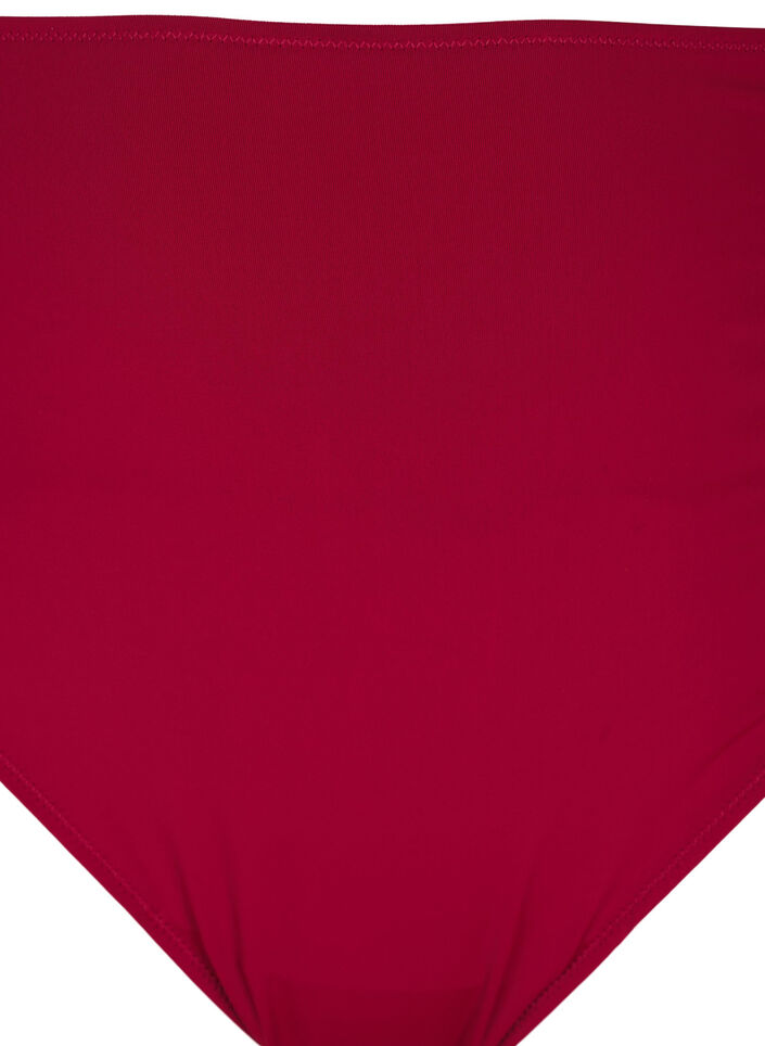 G-streng i microfiber med blonder, R&oslash;d, Packshot image number 2