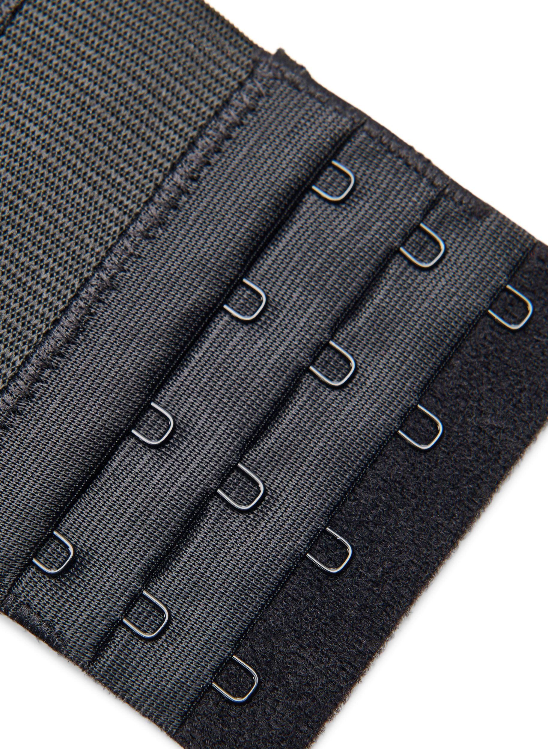 Zizzi Bh forl&aelig;nger med 6 h&aelig;gter, Sort, Packshot image number 2