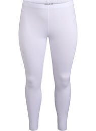 Basis leggings i viskose, Hvid