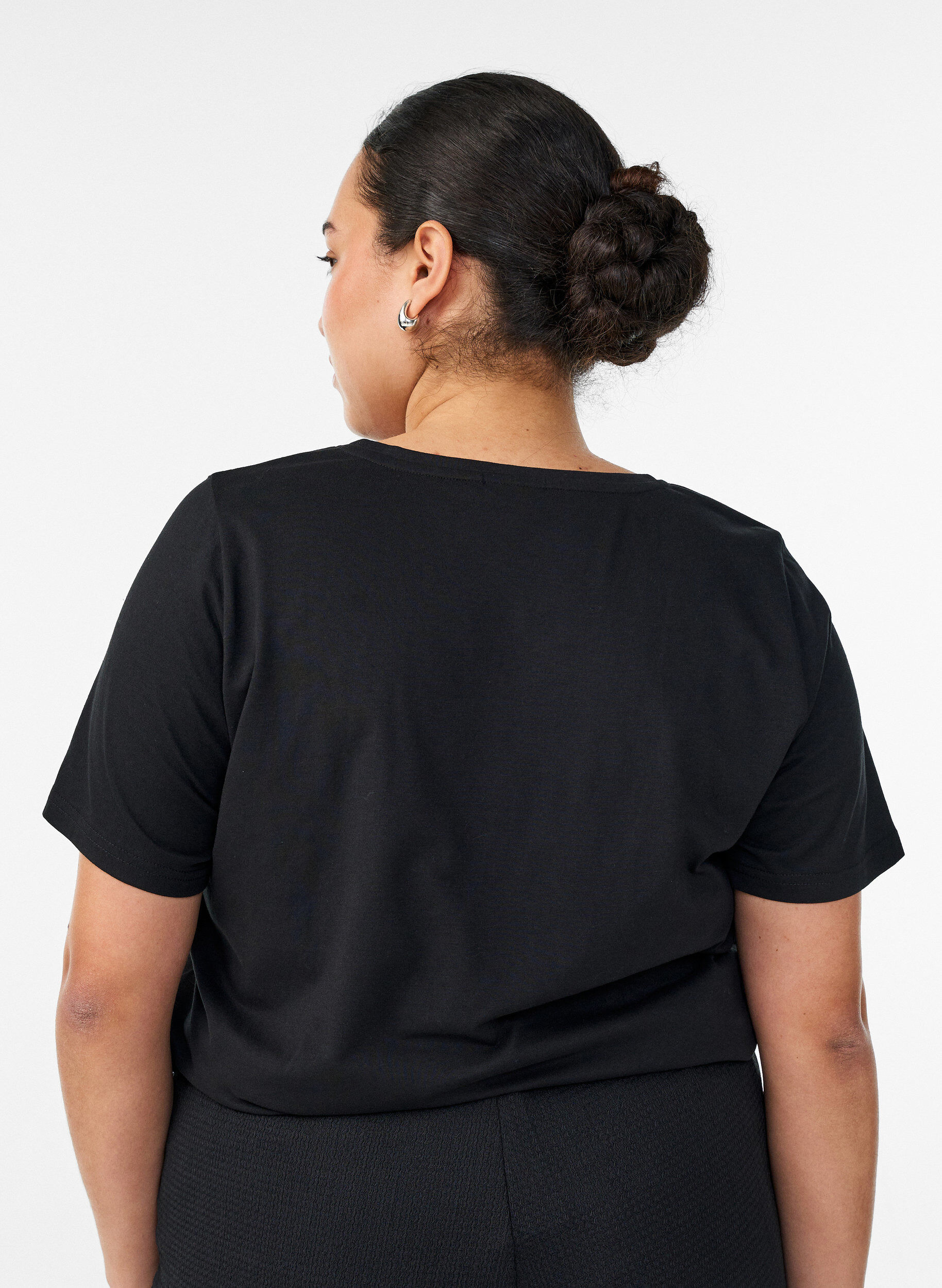 ZizziT-shirt med motiv, Sort, Model image number 2