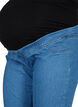 Graviditets jeggings med baglommer, Blue denim, Packshot image number 2