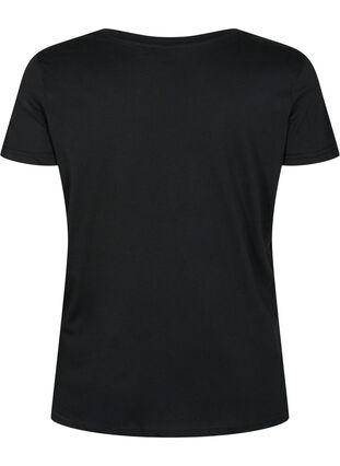 Trænings t-shirt med print, Black w. Drop It, Packshot image number 1