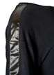 Nat T-shirt i modal med kontrastb&aring;nd, Sort, Packshot image number 3