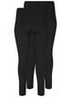 2-pak basis leggings , Sort, Packshot image number 1