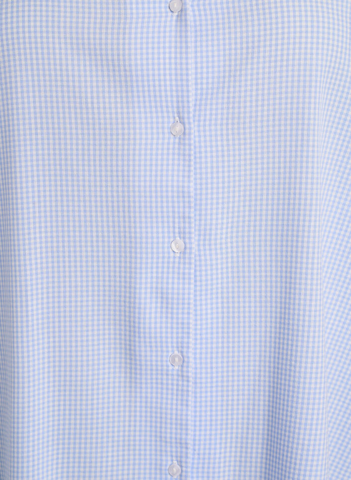 Ternet tunika med 3/4 ærmer, Blå, Packshot image number 2