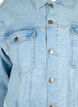 Kort denimjakke med sliddetaljer, Light Blue Denim, Packshot image number 2