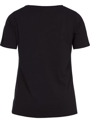 Basis t-shirt, Black, Packshot image number 1