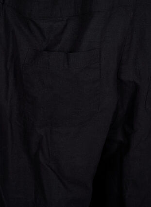 Overalls i hørmix, Black, Packshot image number 4