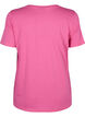 T-shirt med tekst motiv, Shocking Pink W.Pink, Packshot image number 1