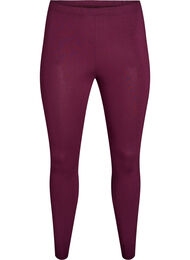 Basis leggings i viskose, M&oslash;rk Bordeaux