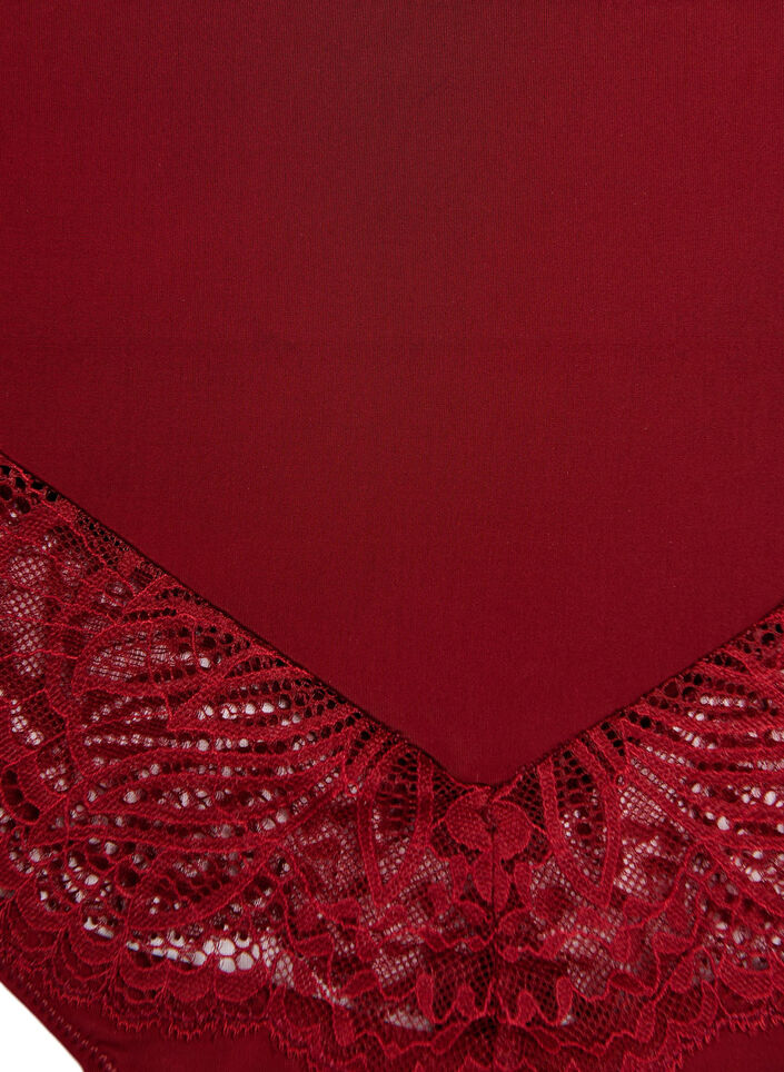 Hipster-string med blonde og h&oslash;j talje, R&oslash;d, Packshot image number 2