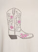 T-shirt med motiv , Vanilla, Packshot image number 2