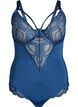 Blonde body med b&oslash;jle og stropdetalje, Bl&aring;, Packshot image number 0