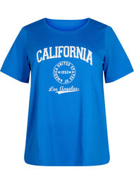 FLASH - T-shirt med motiv, Strong Blue