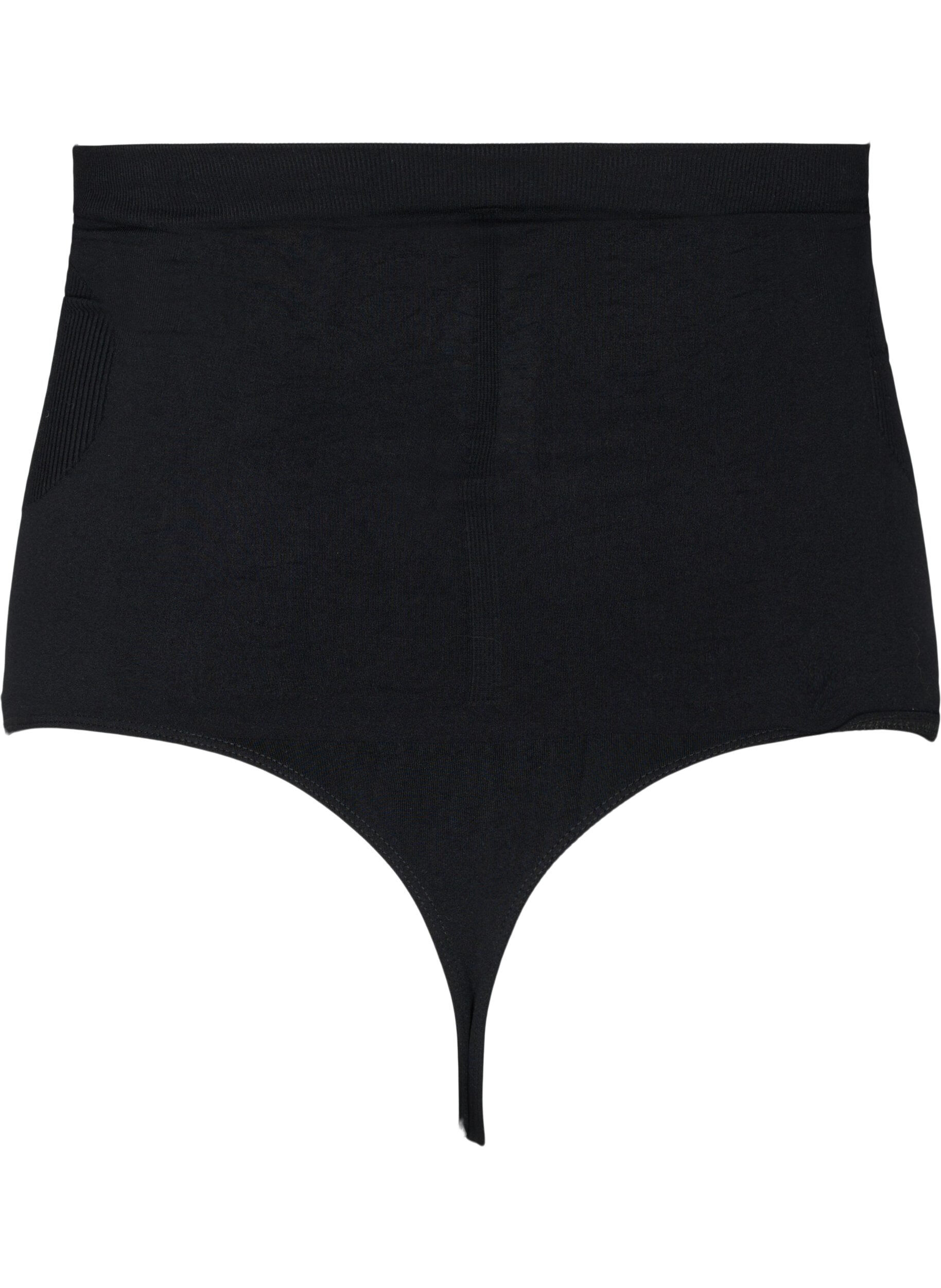 Zizzi H&oslash;jtaljet shapewear g-streng, Black, Packshot image number 1