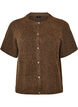 Strik cardigan med korte &aelig;rmer, Brun, Packshot image number 0