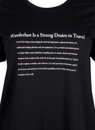 FLASH - T-shirt med motiv, Black Wanderlust, Packshot image number 2