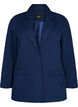 Klassisk blazer med knaplukning, Bl&aring;, Packshot image number 0