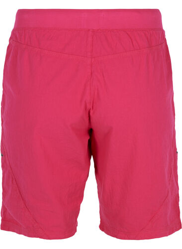 Løse shorts i bomuld, Pink Yarrow, Packshot image number 1