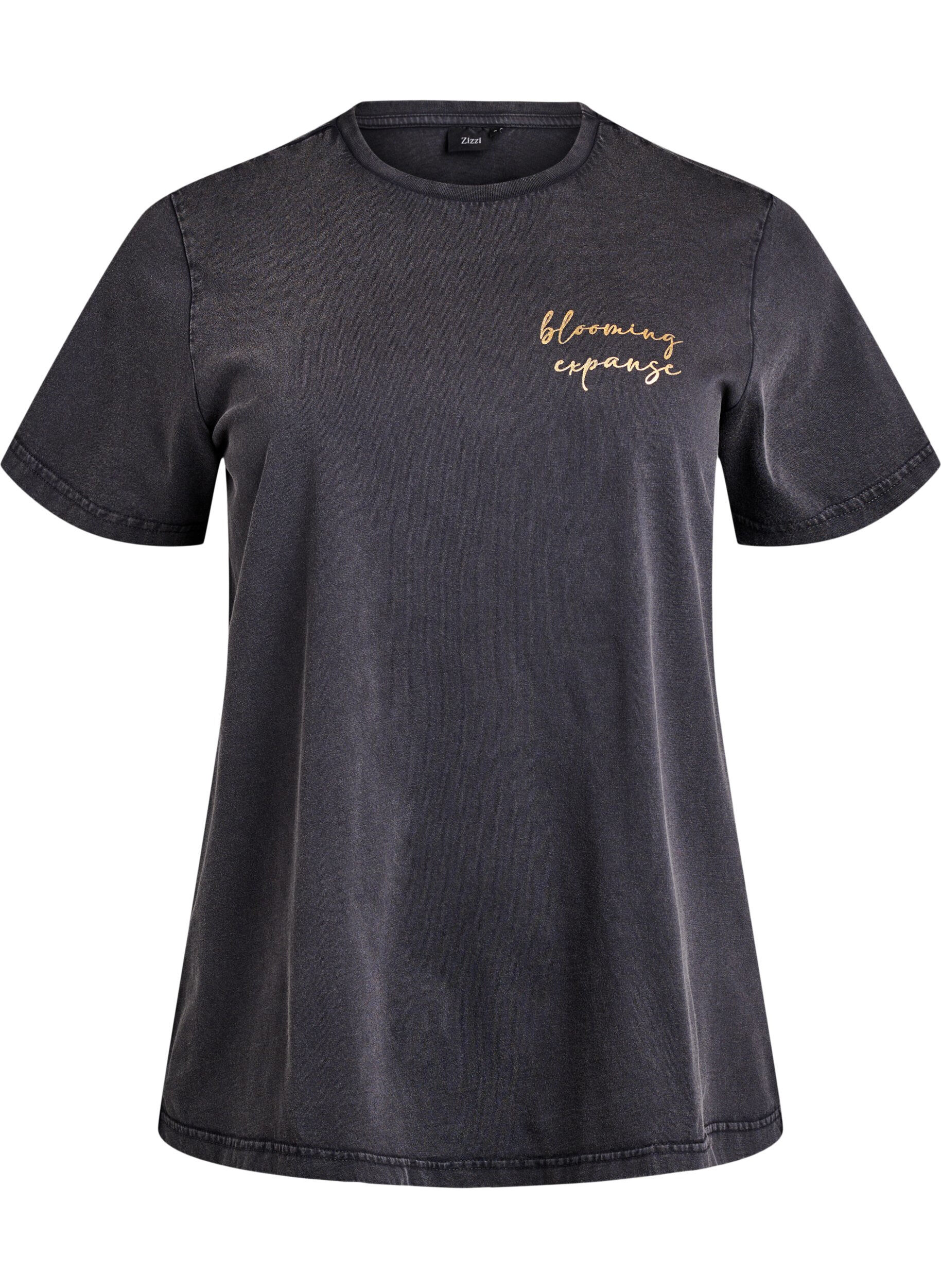 T-shirt i &oslash;kologisk bomuld med cool motiv