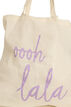 Totebag med print, Lilla, Packshot image number 2