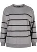Sweatshirt med striber, MGM w. Black Stripe, Packshot image number 0