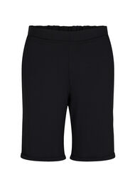 Shorts med elastikkant og lommer, Black