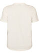 T-shirt i bomuld med print, Hvid, Packshot image number 1