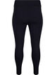 Træningstights med forstærkning ved inderlår, Black, Packshot image number 1