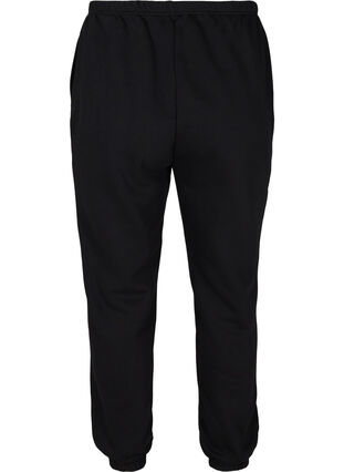 Løse sweatpants med lommer, Black, Packshot image number 1