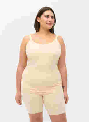 Light shapewear top med justerbare stropper, Nude, Model