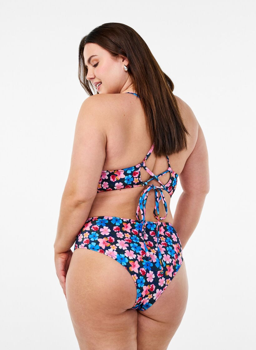 Leopard brazilian bikiniunderdel, Lyser&oslash;d, Model image number 1