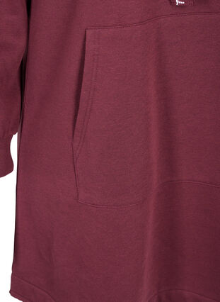 Lang sweatshirt med hætte, Port Royal, Packshot image number 3