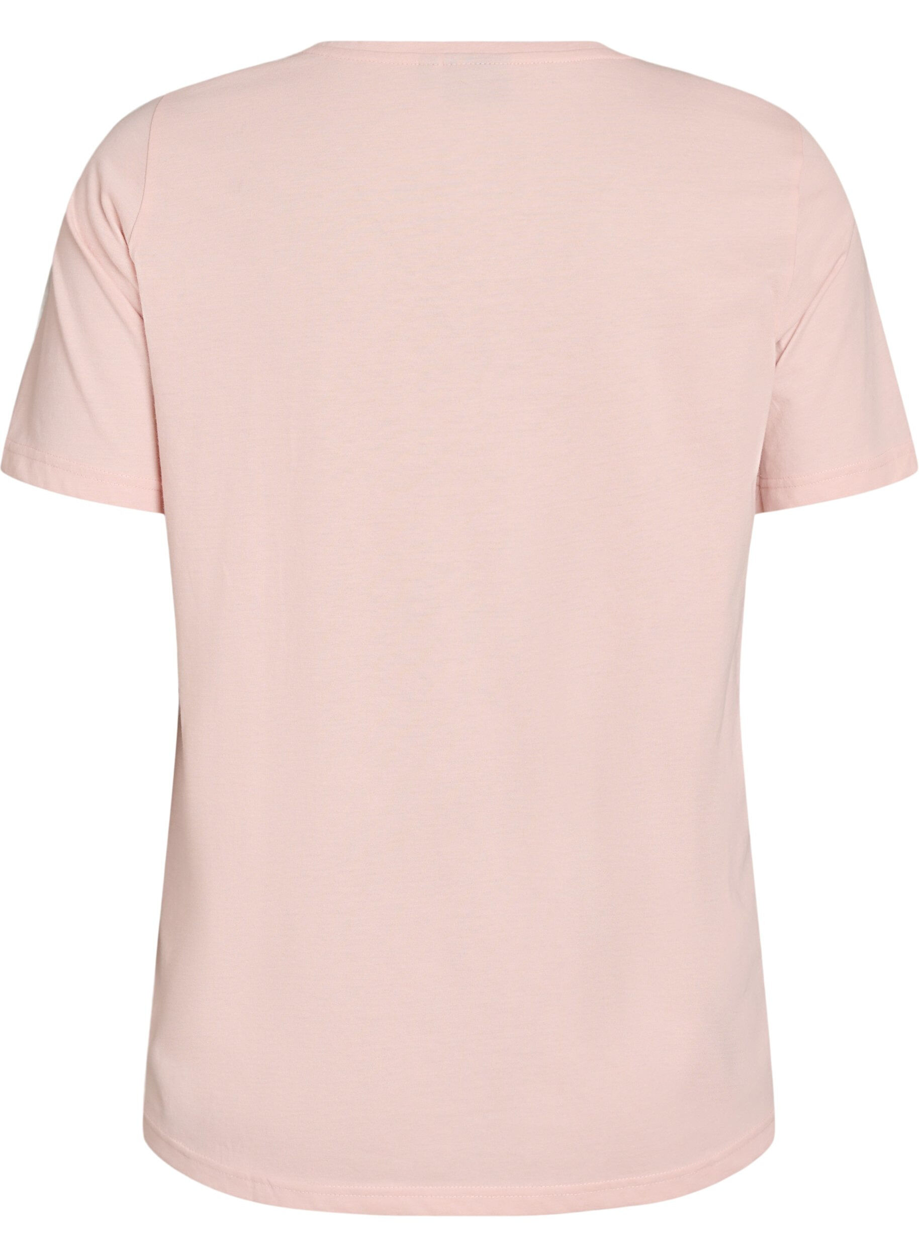 ZizziT-shirt med motiv, Lyser&oslash;d, Packshot image number 1