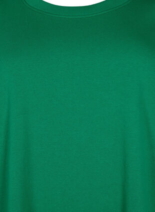 Sweatkjole med korte ærmer og slids, Jolly Green, Packshot image number 2