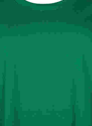 Sweatkjole med korte ærmer og slids, Jolly Green, Packshot image number 2