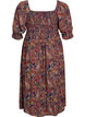 Sommerkjole i viskose med paisleyprint, Bl&aring;, Packshot image number 1