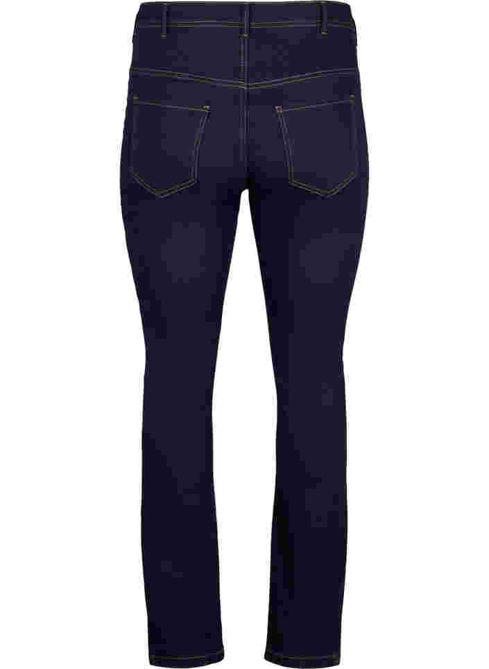 Super slim Amy jeans med høj talje, Blue denim, Packshot image number 1