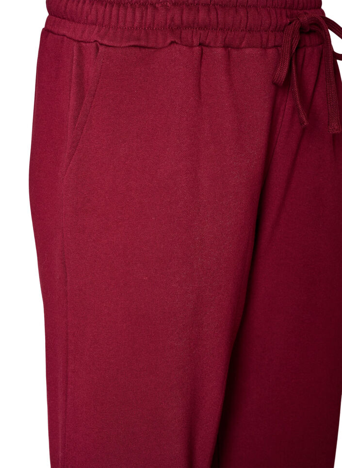 Sweatpants med lommer, R&oslash;d, Packshot image number 2