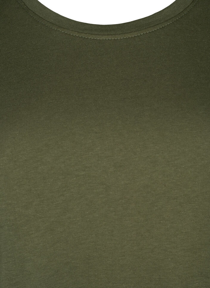 FLASH - T-shirt med rund hals, Olivie Night, Packshot image number 2